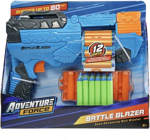 Vista 7 de Battle Blazer, AVENTURA FORCE 12DARTS, AUTO-AVANCING Belt Blaster. PISTOLA DE DARDOS CON 12 INCLUIDOS DARDOS.