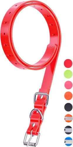 Vista 15 de Correa de collar para perros ETPET para la mayoría de receptores de collar de entrenamiento electrónico: Correa de TPU para mascotas, ajustable
