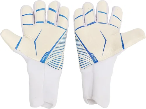 Vista 9 de Football Goalkeeper Gloves with Strong Palm Grip, Non Slip Latex and Nylon Soccer Goalie Glove, Breathable Design with Finger Protection for Men and