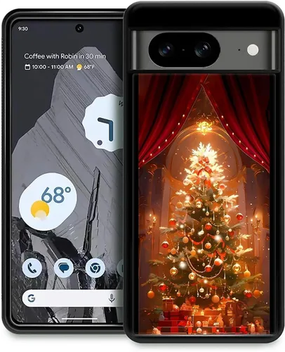 Vista 92 de Funda compatible con Google Pixel 4A 5G, Nochebuena, Google Pixel 4A 5G, delgada, suave, a prueba de golpes, TPU para mujeres y niñas, niños, funda