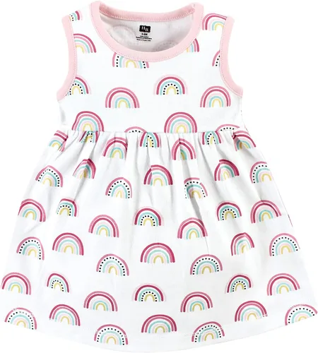 Vista 4 de Hudson Baby - Conjunto de vestido y cárdigan de algodón para bebé niña