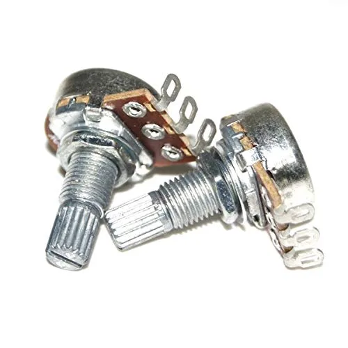 Vista 3 de Piezas de guitarra 2X 4pcs 100K Ohm Mini Control A Potenciómetro para guitarra eléctrica Volumen Pot