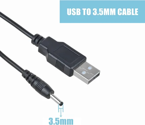 Vista 2 de Cable cargador USB de 4 pies para Foreo Luna 1 2 Mini 2 ISSA Mini Hybrid IRIS Espada