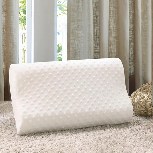 Vista 6 de Almohada cervical de espuma viscoelástica para aliviar el dolor de cuello, almohada ergonómica para dolor de hombro, almohada de contorno