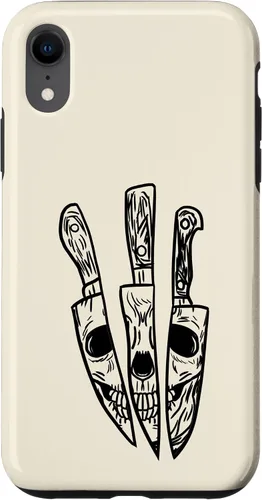 Vista 25 de Skull Reflected on Kitchen Knives Retro Chefs Cooks Gift Case for iPhone 17