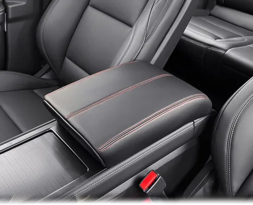 Vista 38 de Accesorios interiores personalizados para Lexus RX350 2010 2011 2012 2013 2014 2015 Cubierta de caja de reposabrazos tapa de consola central, cojín