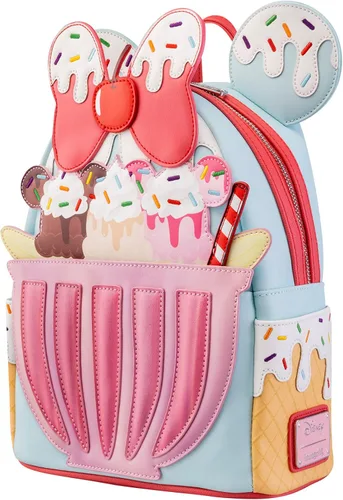 Vista 2 de Loungefly Mochilas de Disney Minnie Mouse Sweet Treats mochila exclusiva de Tienda