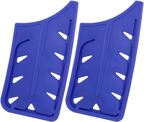 Vista 19 de XYJ Juego de 2 fundas para cuchillos de seguridad, protector de bordes de cuchillos, funda universal para cuchillos, pelado, funda de cuchillo