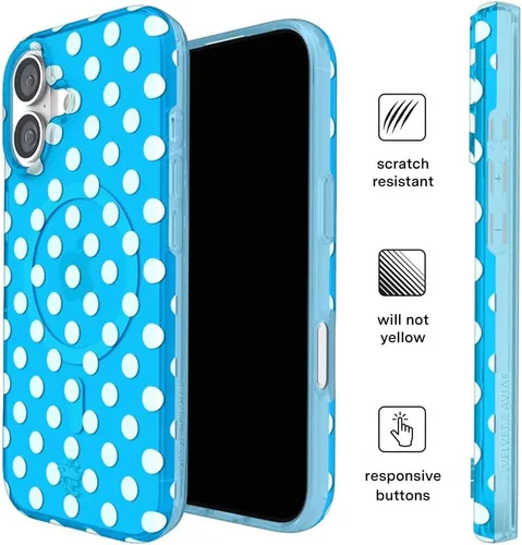 Vista 654 de VELVET CAVIAR Funda para iPhone 15, compatible con MagSafe, probada contra caídas de 10 pies, fundas protectoras de diseño, leopardo color rosa