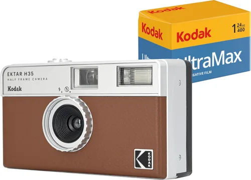 Vista 3 de Kodak EKTAR H35 - Cámara de medio marco de 1.378 in, reutilizable, sin enfoque, ligera, fácil de usar (batería AA no incluida)