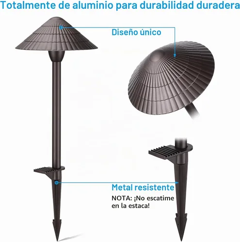 Vista 2 de LEONLITE Paquete de 4 luces LED 5CCT de bajo voltaje para trayectoria, 12