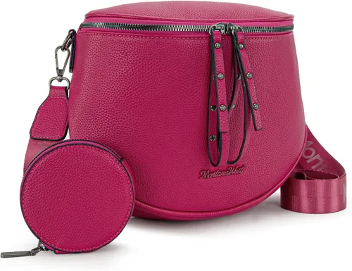 Vista 23 de Montana West Bolsos grandes cruzados para mujeres, bolso de cintura con bandolera ajustable