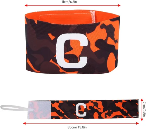 Vista 7 de Brazalete deportivo ajustable para capitán - Juventud, fútbol, baloncesto, voleibol, competencia escolar