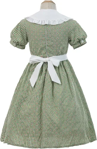 Vista 6 de NSPSTT Girl Pioneer Costume Prairie Dresses for Girls Floral Colonial Dress Girl 1800s Dress