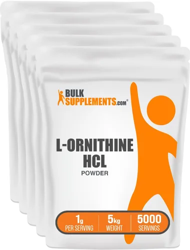 Vista 7 de BulkSupplements. com L-Ornitina HCl Polvo - Suplemento de ornitina, suplemento de aminoácidos - Sin gluten, 0.04 oz por porción, 17.64 oz