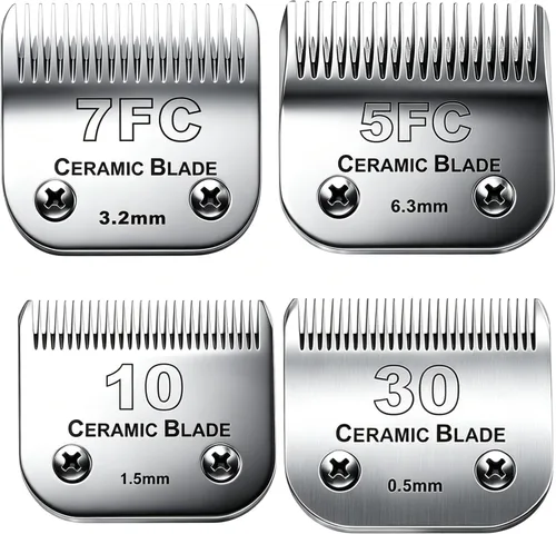 Vista 22 de 7PCS10 Cuchillas de aseo para perros compatibles con Andis Dog Clipper #10+30+40+3FC+4FC+5FC+7FC
