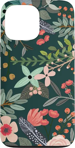 Vista 24 de Cute Colorful Garden Botanical Floral Pattern Case for iPhone 17