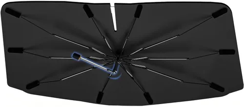 Vista 15 de Sombrilla Parasol para Parabrisas para Mazda 3 2014-2026, Parasol Plegable para Coche para Ventana Delantera, Visera Protectora Solar Altamente