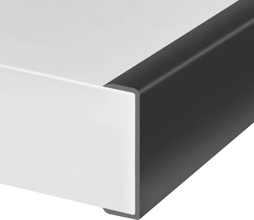 Vista 12 de Borde de goma protector, canal en U autoadhesivo de 1-1/2 pulgadas para maderas, bandas flexibles en forma de U para despegar y pegar, protector