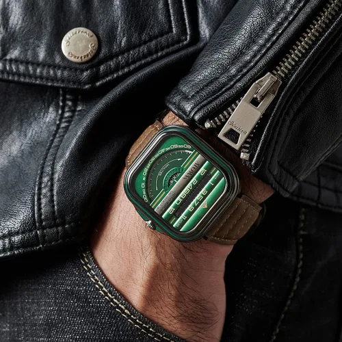 Vista 6 de Atowak Reloj automático para hombre, serie Windows Pro, diseño único, relojes deportivos mecánicos, regalo precioso para marido, novio, día