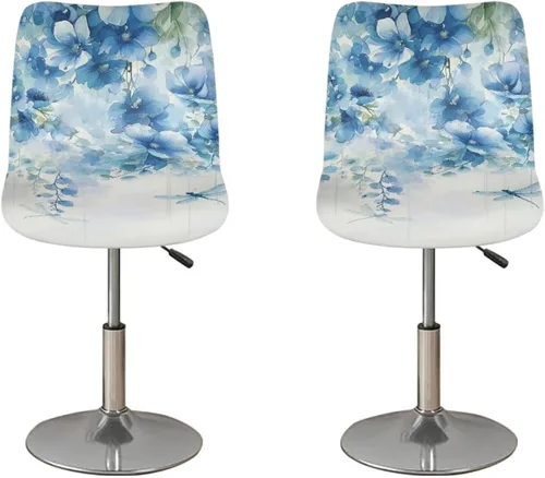 Vista 150 de American Eagle - Juego de 2 fundas para taburetes de bar para sillas de comedor, impermeables, antideslizantes, tamaño universal