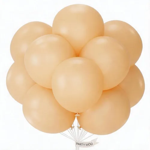 Vista 137 de PartyWoo Globos color nude, 50 globos bohemios de color albaricoque de 5 pulgadas, globos beige para guirnalda de globos o arco de globos como