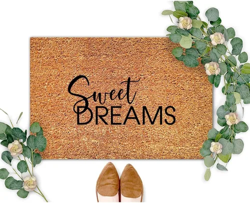Vista 19 de SILYHEART The Violence of The Wicked Will Drag Them Away Coir Mat Doormats Motivational Quote Rustic Weather Resistant Non Slip Mat for Front Porch
