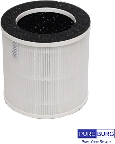 Vista 3 de PUREBURG Filtro de repuesto compatible con purificadores de aire Aucleia KQ-31 KQ-31A, AIRTOK KQ-31, KQLKJ KQ-31 y iooo K31, paquete de 4 filtros