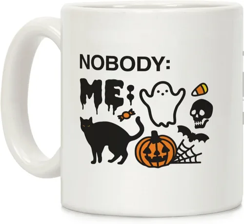 Vista 151 de LookHUMAN Tazas de Halloween Taza de café de Halloween - Tazas de café para decoración ideales para amantes y entusiastas de la decoración - Taza