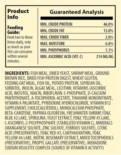 Vista 4 de TetraColor Tropical Flakes, Alimento para Peces que Realza el Color, Dieta Nutricionalmente Equilibrada para Peces Tropicales, 2.2 oz