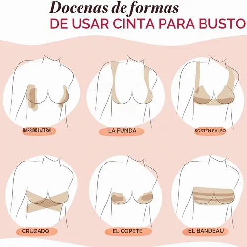 Vista 8 de WonderTwins Cinta de levantamiento de senos - Cinta adhesiva impermeable y resistente al sudor - Cómoda e invisible debajo de la ropa