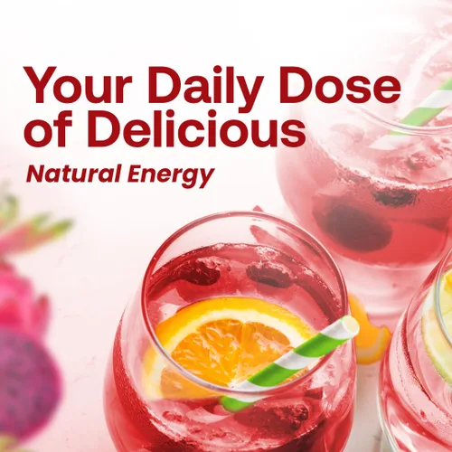 Vista 2 de Dr. Smoothie Refreshers Blood Orange Coconut Ginger – Hecho con jugo de fruta real – Concentrado de bebida, sin colores artificiales, estable