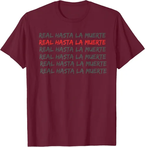 Vista 7 de Camiseta Real Hasta La Muerte Negro