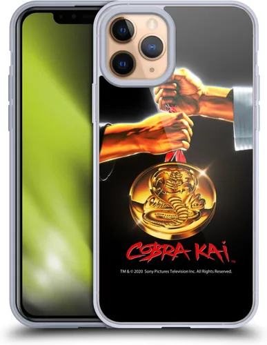Vista 218 de Head Case Designs Funda de gel suave con licencia oficial de Cobra Kai Gold Medal Graphics compatible con Apple iPhone 7 Plus/iPhone 8 Plus
