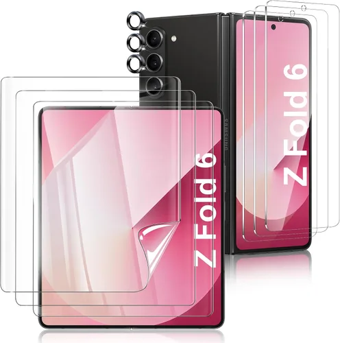 Vista 8 de Fotbor Compatible con 2 protectores de pantalla de privacidad para iPhone 14 Plus + 2 protectores de lente de cámara, vidrio templado inastillable