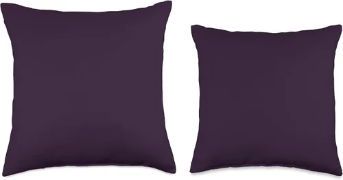Vista 3 de Bliss Color Series Co. - Cojín para berenjena (16.0 x 16.0 in), color morado