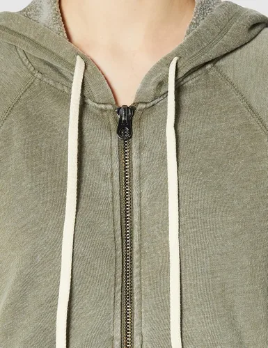 Vista 3 de Juicy Couture Monterey Pine TRK - Sudadera con capucha para mujer, diseño de punto con logo de Juicy