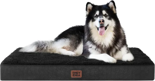 Vista 64 de EHEYCIGA Camas ortopédicas para perros, cama para perros con funda extraíble lavable, todos los tamaños de perros