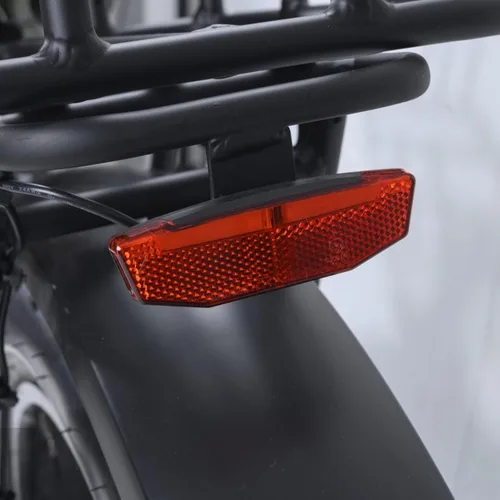Vista 9 de Luz trasera EBike de 6 V-60 V, luz de advertencia LED de alto brillo, luz trasera de bicicleta, equipo de conducción nocturna, conector impermeable