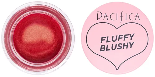 Vista 4 de Pacifica Rubor cremoso esponjoso – Maquillaje facial – Color de mejillas y labios, color fucsia brillante batido al aire para mejillas y labios