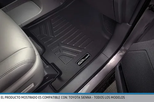 Vista 3 de MAXLINER Alfombrillas de Piso - Juego de Revestimiento de 3 Filas para Toyota Sienna 2013-2020
