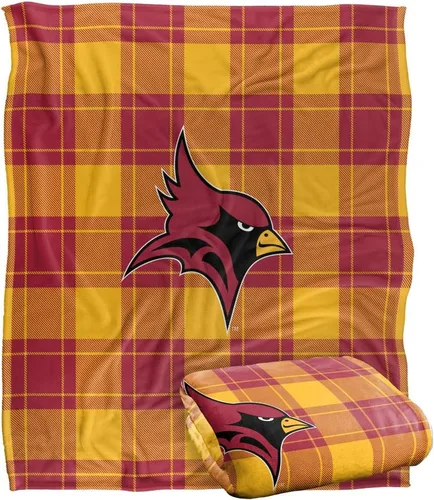 Vista 63 de LOGOVISION St John's University Campus Plaid Spirit Silky Touch Manta súper suave 36 x 58 pulgadas