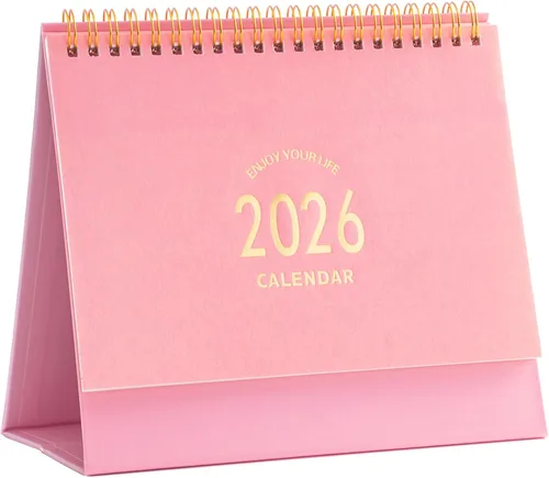 Vista 11 de Calendario de escritorio grande 2026, calendario mensual de escritorio de 9.9 x 8.7 pulgadas de pie desde ahora hasta diciembre de 2026, calendario