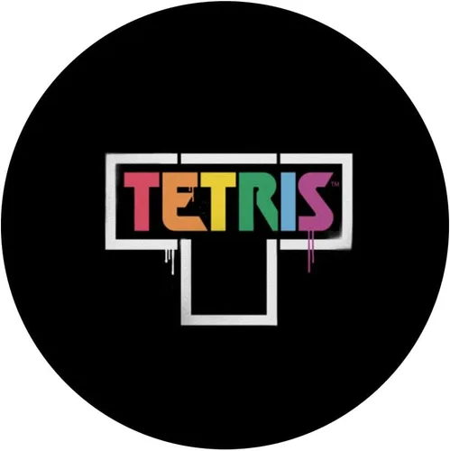 Vista 3 de Tetris Graffiti Heart Art PopSockets intercambiables PopGrip