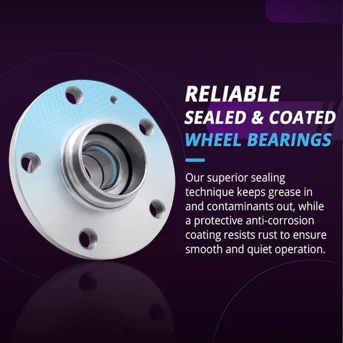 Vista 4 de Reemplazo del conjunto de cubo de rodamiento de rueda delantera para Dodge Grand Caravan 2008, 2009, 2010, 2011, 2012, 2013, 2014, 2015-2020