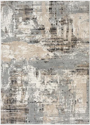 Vista 3 de LUXE WEAVERS - Alfombra abstracta envejecida beige 4x5
