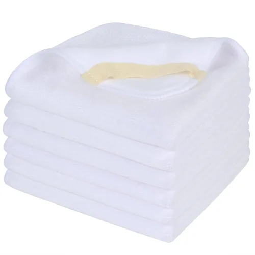 Vista 44 de SINLAND Paños faciales de microfibra de secado rápido toallita de lavado de 8 x 8 pulgadas paño de lavado facial absorbente suave paños removedores