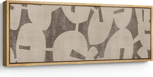 Vista 34 de SIGNFORD Lienzo enmarcado extragrande para pared, diseño de flores silvestres, paisaje, campo escénico con flores florecientes, ilustraciones