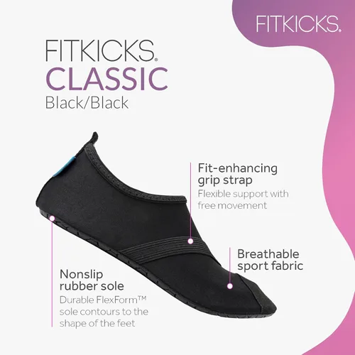 Vista 2 de FITKICKS Zapatos de agua deportivos plegables para mujer, estilo de vida activo, minimalistas, descalzos, para yoga
