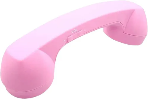 Vista 10 de Auricular de teléfono retro con Bluetooth inalámbrico y USB, a prueba de radiación para teléfonos celulares, cómodo para llamadas (Negro)